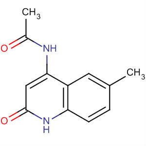 Molecular Structure of 195373-66-1 (Acetamide, N-(1,2-dihydro-6-methyl-2-oxo-4-quinolinyl)-)
