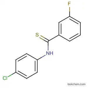 Molecular Structure of 195378-84-8 (Benzenecarbothioamide, N-(4-chlorophenyl)-3-fluoro-)