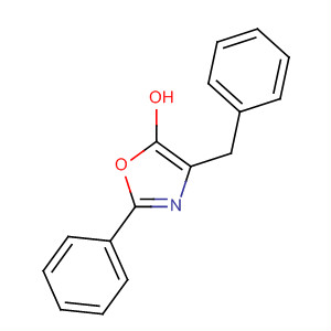 Molecular Structure of 195449-20-8 (5-Oxazolol, 2-phenyl-4-(phenylmethyl)-)