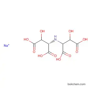 Molecular Structure of 198492-66-9 (Aspartic acid, N-(1,2-dicarboxy-2-hydroxyethyl)-3-hydroxy-, sodium salt)