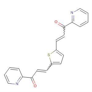 2-Propen-1-one, 3,3'-(2,5-thiophenediyl)bis[1-(2-pyridinyl)-