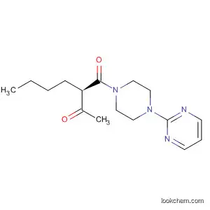 Molecular Structure of 200704-52-5 (Piperazine, 1-[(2R)-2-acetyl-1-oxohexyl]-4-(2-pyrimidinyl)-)