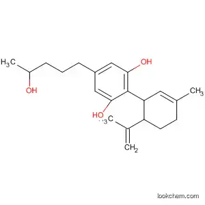 Molecular Structure of 59877-46-2 (1,3-Benzenediol,
5-(4-hydroxypentyl)-2-[3-methyl-6-(1-methylethenyl)-2-cyclohexen-1-yl]-)