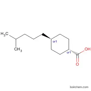 Molecular Structure of 79127-08-5 (Cyclohexanecarboxylic acid, 4-(4-methylpentyl)-, trans-)