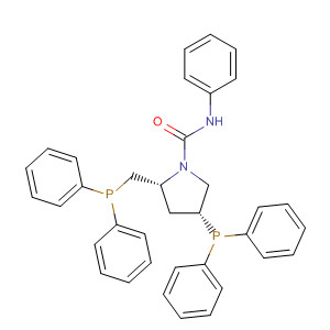 1-Pyrrolidinecarboxamide, 4-(diphenylphosphino)-2-[(diphenylphosphino)methyl]-N-phenyl-, (2R,4R)-