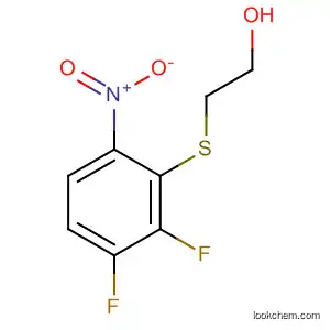 Molecular Structure of 198278-49-8 (Ethanol, 2-[(2,3-difluoro-6-nitrophenyl)thio]-)