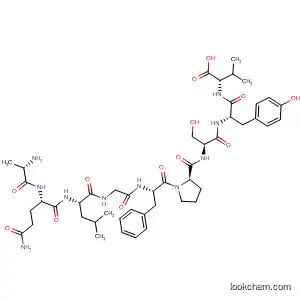 Molecular Structure of 290347-39-6 (L-Valine,
L-alanyl-L-glutaminyl-L-leucylglycyl-L-phenylalanyl-L-prolyl-L-seryl-L-tyrosyl-)