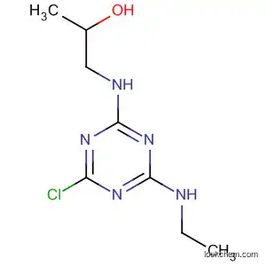 Molecular Structure of 2904-54-3 (2-Propanol, 1-[[4-chloro-6-(ethylamino)-1,3,5-triazin-2-yl]amino]-)