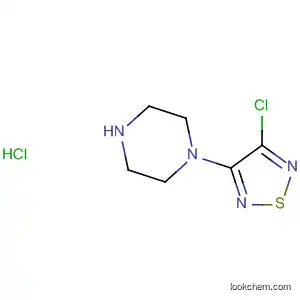 Molecular Structure of 291747-99-4 (Piperazine, 1-(4-chloro-1,2,5-thiadiazol-3-yl)-, monohydrochloride)