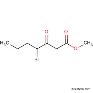 Molecular Structure of 292056-25-8 (Heptanoic acid, 4-bromo-3-oxo-, methyl ester)