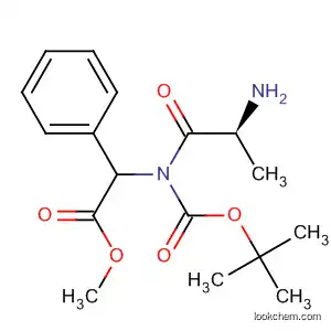 Molecular Structure of 292164-10-4 (Glycine, N-[(1,1-dimethylethoxy)carbonyl]-L-alanyl-2-phenyl-, methyl
ester)