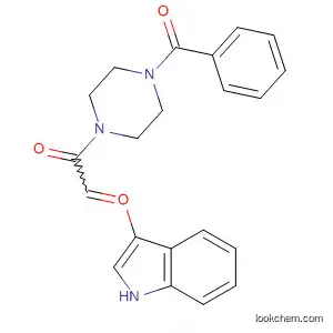 Molecular Structure of 313334-48-4 (Piperazine, 1-benzoyl-4-(1H-indol-3-yloxoacetyl)-)