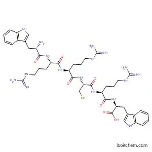 Molecular Structure of 383413-65-8 (L-Tryptophan, L-tryptophyl-L-arginyl-L-arginyl-L-cysteinyl-L-arginyl-)