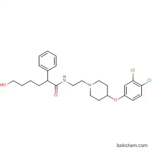 Molecular Structure of 404030-22-4 (Benzeneacetamide,
4-butoxy-N-[2-[4-(3,4-dichlorophenoxy)-1-piperidinyl]ethyl]-)