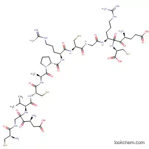 Molecular Structure of 404333-61-5 (L-Cysteine,
L-cysteinyl-L-a-aspartylglycyl-L-valyl-L-cysteinyl-L-alanyl-L-prolyl-L-arginyl-L
-cysteinylglycyl-L-a-glutamyl-L-arginyl-)