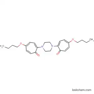 Molecular Structure of 404572-71-0 (2,4,6-Cycloheptatrien-1-one, 2,2'-(1,4-piperazinediyl)bis[5-butoxy-)