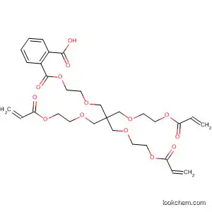 Molecular Structure of 404859-35-4 (1,2-Benzenedicarboxylic acid,
mono[2-[3-[2-[(1-oxo-2-propenyl)oxy]ethoxy]-2,2-bis[[2-[(1-oxo-2-propen
yl)oxy]ethoxy]methyl]propoxy]ethyl] ester)