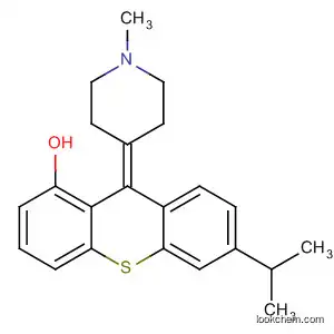 Molecular Structure of 518980-73-9 (9H-Thioxanthen-1-ol, 6-(1-methylethyl)-9-(1-methyl-4-piperidinylidene)-)