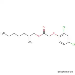 Molecular Structure of 52716-14-0 (Acetic acid, (2,4-dichlorophenoxy)-, 2-methylheptyl ester)
