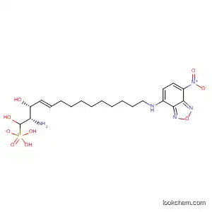 Molecular Structure of 544477-00-1 (4-Tetradecene-1,3-diol,
2-amino-14-[(7-nitro-2,1,3-benzoxadiazol-4-yl)amino]-, 1-(dihydrogen
phosphate), (2S,3R,4E)-)