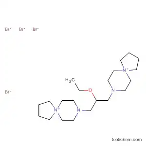 Molecular Structure of 591219-60-2 (8-Aza-5-azoniaspiro[4.5]decane, 8,8'-(2-ethoxy-1,3-propanediyl)bis-,
dibromide)