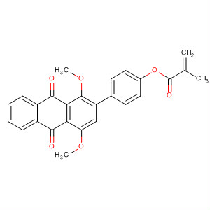 2-Propenoic acid, 2-methyl-,  4-(9,10-dihydro-1,4-dimethoxy-9,10-dioxo-2-anthracenyl)phenyl ester
