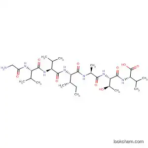 Molecular Structure of 591753-50-3 (L-Valine, glycyl-L-valyl-L-valyl-L-isoleucyl-L-alanyl-L-threonyl-)