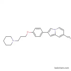 Indolizine, 7-methyl-2-[4-[3-(1-piperidinyl)propoxy]phenyl]-
