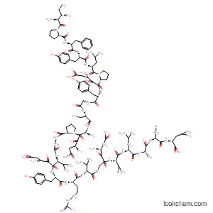Molecular Structure of 592518-21-3 (L-Leucine,
L-isoleucyl-L-prolyl-L-phenylalanyl-L-tyrosyl-L-leucyl-L-a-aspartyl-L-prolyl-L-
tyrosylglycyl-L-cysteinyl-L-a-aspartyl-L-alanyl-L-prolylglycyl-L-a-aspartyl-L-
valyl-L-tyrosyl-L-arginyl-L-valyl-L-a-aspartylglycyl-L-valyl-L-leucyl-L-alanyl-L-
cysteinyl-)