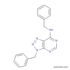 Molecular Structure of 592520-24-6 (3H-1,2,3-Triazolo[4,5-d]pyrimidin-7-amine, N,3-bis(phenylmethyl)-)