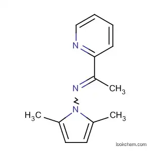 Molecular Structure of 592528-56-8 (1H-Pyrrol-1-amine, 2,5-dimethyl-N-[1-(2-pyridinyl)ethylidene]-)
