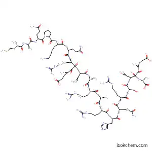 Molecular Structure of 592544-20-2 (L-Alanine,
L-methionyl-L-alanyl-L-glutaminyl-L-prolyl-L-lysyl-L-glutaminyl-L-a-glutamyl-
L-arginyl-L-valyl-L-alanyl-L-arginyl-L-alanyl-L-arginyl-L-histidyl-L-glutaminyl-
L-arginyl-L-seryl-L-a-glutamyl-L-threonyl-)