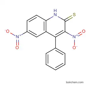 Molecular Structure of 592553-14-5 (2(1H)-Quinolinethione, 3,6-dinitro-4-phenyl-)