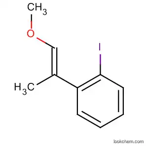 Molecular Structure of 593278-06-9 (Benzene, 1-iodo-2-[(1E)-2-methoxy-1-methylethenyl]-)