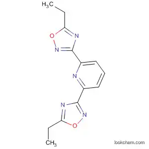 Molecular Structure of 593279-52-8 (Pyridine, 2,6-bis(5-ethyl-1,2,4-oxadiazol-3-yl)-)
