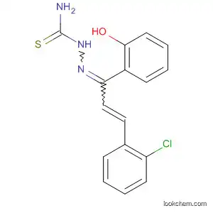 Molecular Structure of 593281-34-6 (Hydrazinecarbothioamide,
2-[3-(2-chlorophenyl)-1-(2-hydroxyphenyl)-2-propenylidene]-)