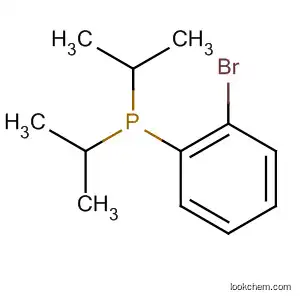 Molecular Structure of 594863-40-8 (Phosphine, (2-bromophenyl)bis(1-methylethyl)-)