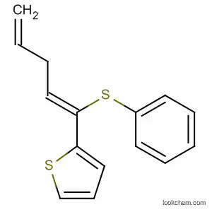 Molecular Structure of 594873-82-2 (Thiophene, 2-[(1Z)-1-(phenylthio)-1,4-pentadienyl]-)