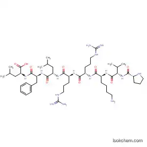Molecular Structure of 596095-60-2 (L-Leucine, L-prolyl-L-valyl-L-lysyl-L-arginyl-L-arginyl-L-leucyl-L-phenylalanyl-)