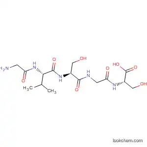 Molecular Structure of 596112-02-6 (L-Serine, glycyl-L-valyl-L-serylglycyl-)