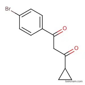 Molecular Structure of 596117-38-3 (1,3-Propanedione, 1-(4-bromophenyl)-3-cyclopropyl-)