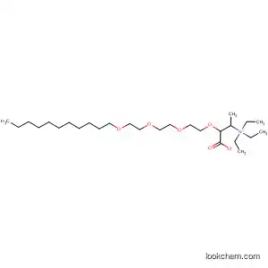 Molecular Structure of 596121-44-7 (Ethanaminium, N,N,N-triethyl-, 3,6,9,12-tetraoxatricosanoate)