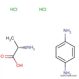 Molecular Structure of 596806-53-0 (L-Alanine, compd. with 1,4-benzenediamine dihydrochloride (1:1))