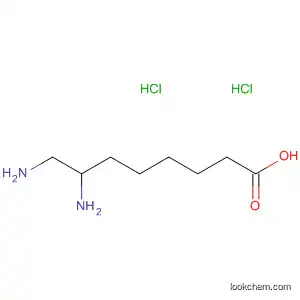 Molecular Structure of 109754-86-1 (Octanoic acid, 7,8-diamino-, dihydrochloride)