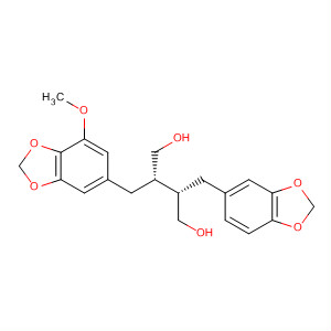1,4-Butanediol, 2-(1,3-benzodioxol-5-ylmethyl)-3-[(7-methoxy-1,3-benzodioxol-5-yl)meth yl]-, (2S,3S)-