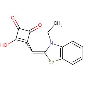 Molecular Structure of 149996-94-1 (3-Cyclobutene-1,2-dione,
3-[(3-ethyl-2(3H)-benzoselenazolylidene)methyl]-4-hydroxy-)