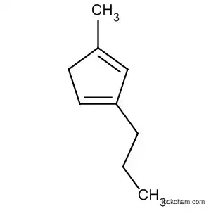 Molecular Structure of 164394-67-6 (1,3-Cyclopentadiene, 1-methyl-3-propyl-)