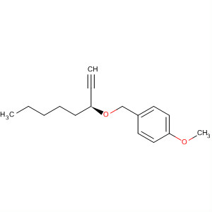Molecular Structure of 180977-94-0 (Benzene, 1-[[[(1S)-1-ethynylhexyl]oxy]methyl]-4-methoxy-)