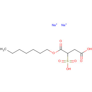 Butanedioic acid, sulfo-, 1-heptyl ester, disodium salt
