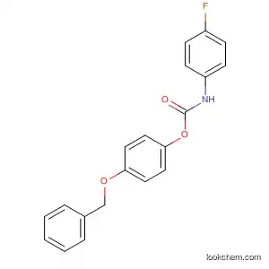 Molecular Structure of 195140-92-2 (Carbamic acid, (4-fluorophenyl)-, 4-(phenylmethoxy)phenyl ester)